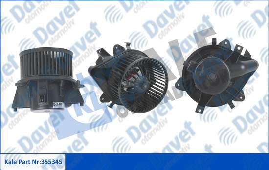 KALE 355345 Kalorifer Motoru Fiat Doblo Punto 1.2 1.4 1.6 1.3/1.9jtd 00>05 (12v)